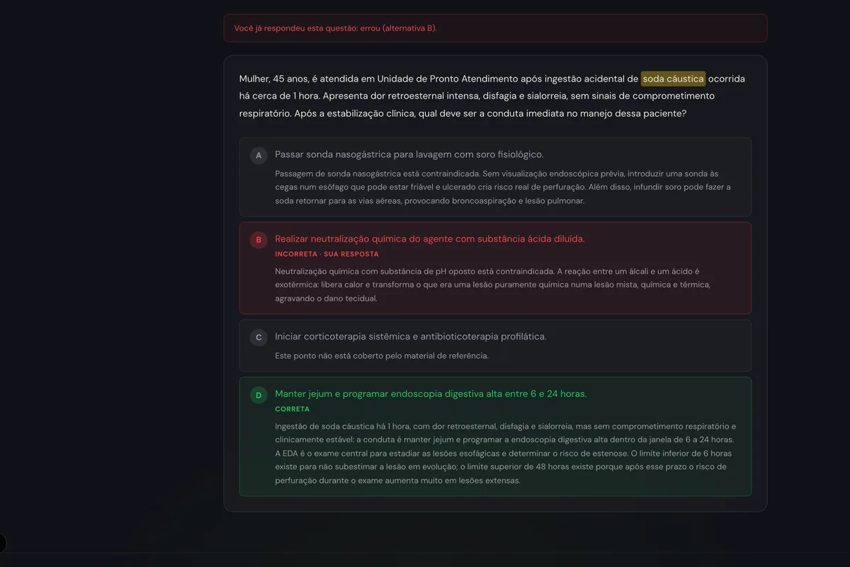 Tela da plataforma: Grifar e riscar